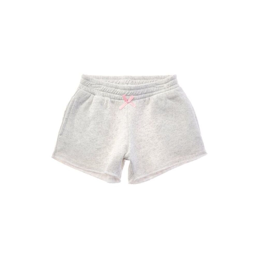 Vintage Havana Girls  Bow Applique Short, Gray